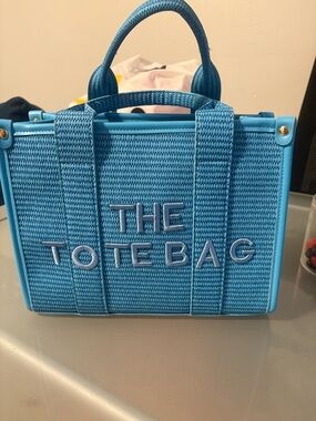Blue 'THE TOTE BAG' Structured Tote